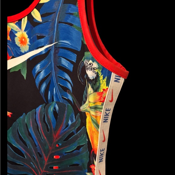 Nike Women's Hyper Femme Floral Multi Color Bodycon Tank Dress - Picture 3 of 4
